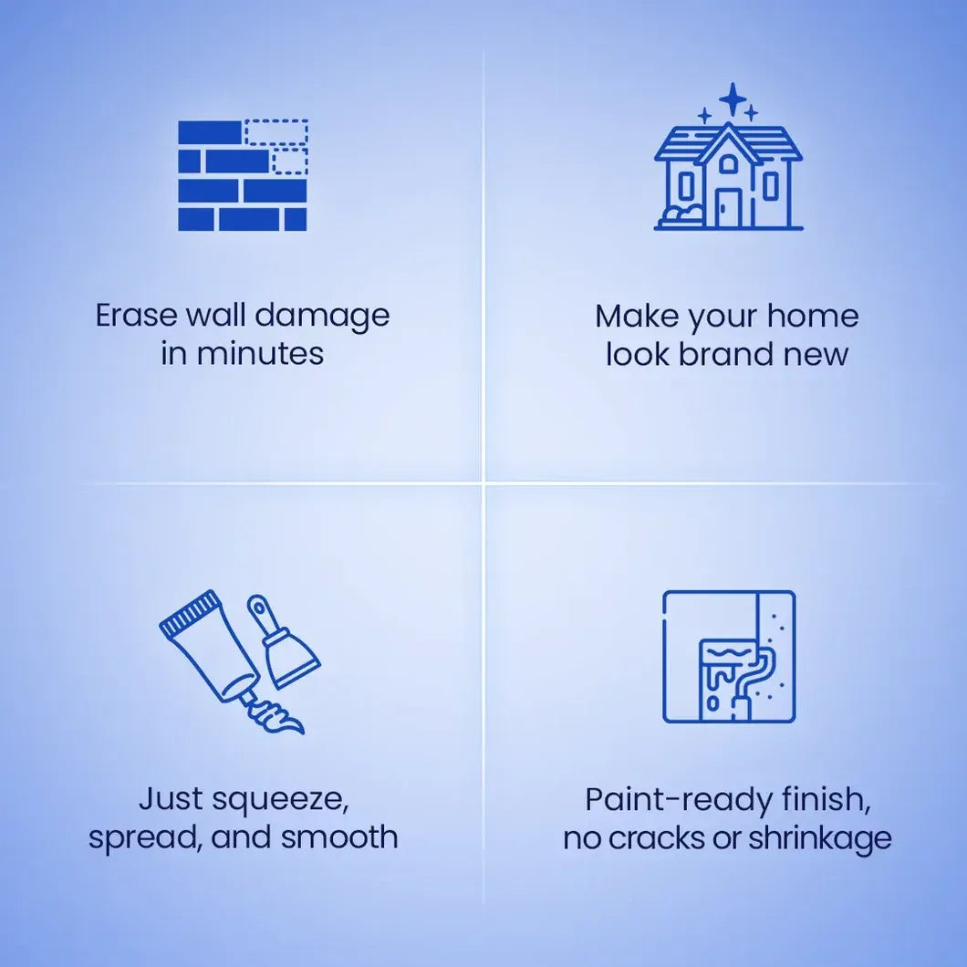 Drywall Repair Kit Wall Mending Paste With Tools