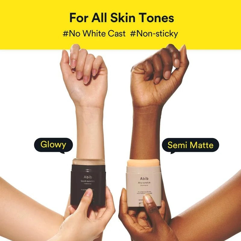Airy Semi-Matte Sunscreen Stick SPF50+ For Oily Skin